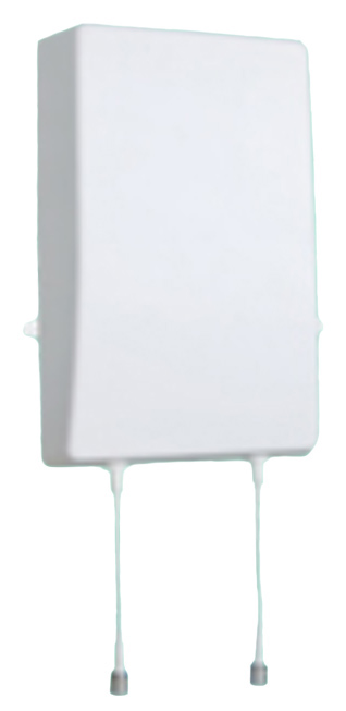 M.I.M.O 4G LTE, 4G and 3G dualband panel, 698-960, 1710-2700MHz, +/- 45° pol, 2 x N-type female, 6.5-9dBi – 315mm
