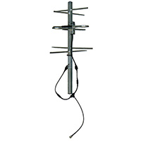 UHF cross polarised 3 element Yagi, aluminium, 380-700MHz, specify ...