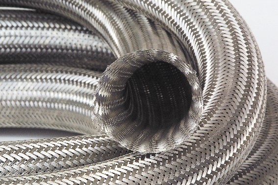 Bird-proof braid, 304 grade stainless steel – 50mm I.D. suits 1-5/8″ corrugated cable, ZCG1580 – per metre