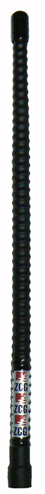 Flexible helical stubby VHF whip, 173MHz, M3 female thread, 2.1dBi – 140mm