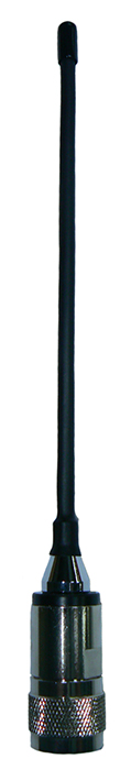 UHF/IoT flexible stubby whip, black, 433MHz, N-type male, 25W, 2.1dBi – 200mm