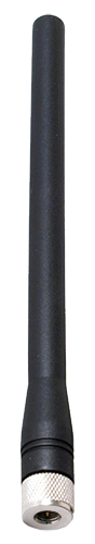 UHF/IoT flexible hand portable whip, black, 433MHz, SMA male, 2.1dBi – 160mm